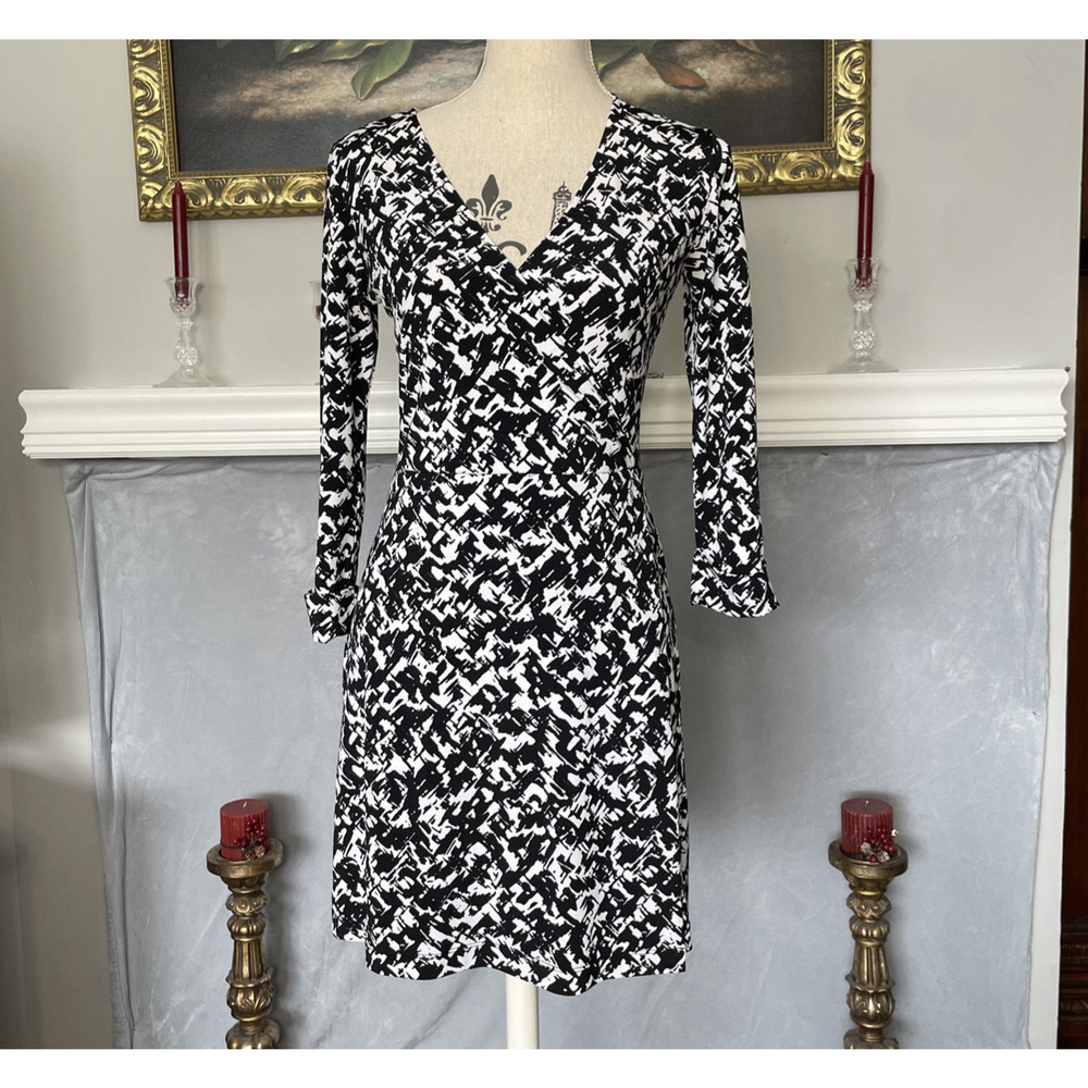 Gianni Bini Abstract Print Stretch Dress Size XS